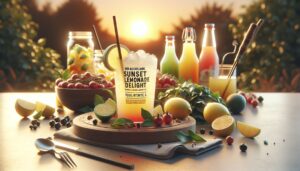 Non-Alcoholic Drinks: Sunset Lemonade Delight